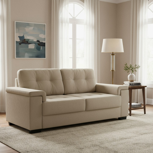 Sillon Luares 2c Beige La Sensacion