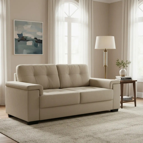 [03080206] Sillon Luares 2c Beige La Sensacion