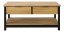 Mesa Central Pino Denise 2 Cajones Sensacion