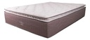 Colchón Senflez Zafiro Queen Con Resorte Pocket Y Espuma Color Gris