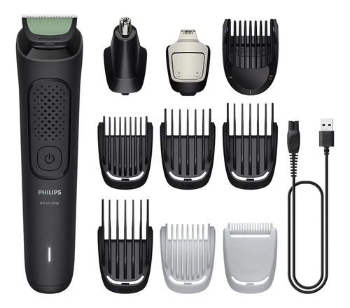 [02110896] Multigroom Philips Mg3931/15 Incluye 10 Accesorios Negro