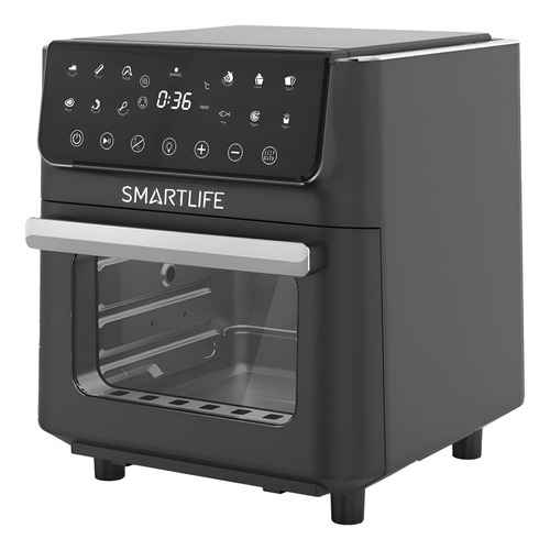 [02120432] Freidora De Aire Sin Aceite Smartlife Airfryer Digital 12 L Negro