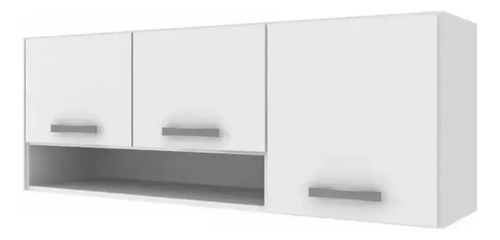 [03520031] Alacena Cocina 3 Puertas Mdp Sensacion Blanco Blanco