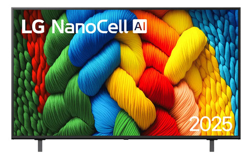 Tv Led LG 55  4k Nano80 2025 Smart Hdr Negro