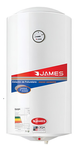 Calefon Termotanque 40lts James Acero Sensacion Blanco