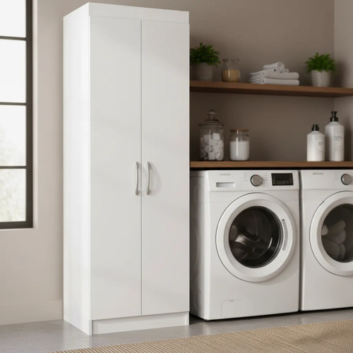 [03020250] Armario Ibiza52 Cm Con 2 Puertas, Color Blanco Doripel Blanco
