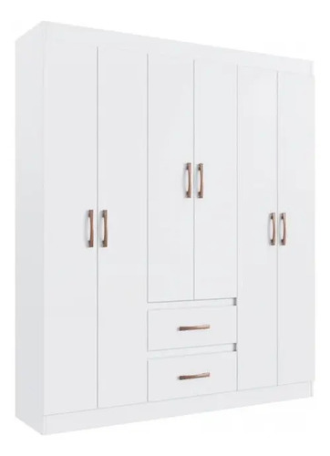 [03020226] Ropero Placard Texas 55600-4 La Sensacion Blanco