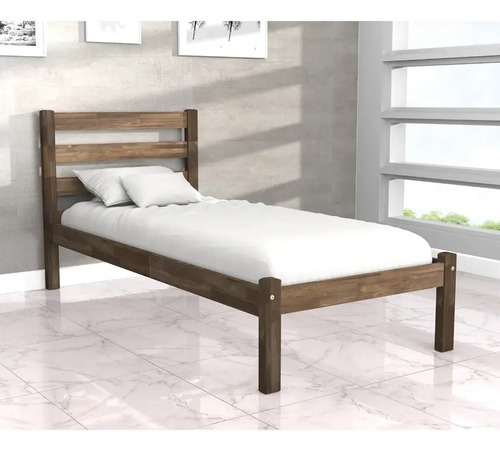Cama Sofia Divino 1 Plaza Natural/beige Beige