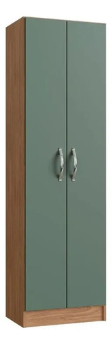 Ropero Multiuso Armario 2 Puertas Color Blanco/rosa Verde