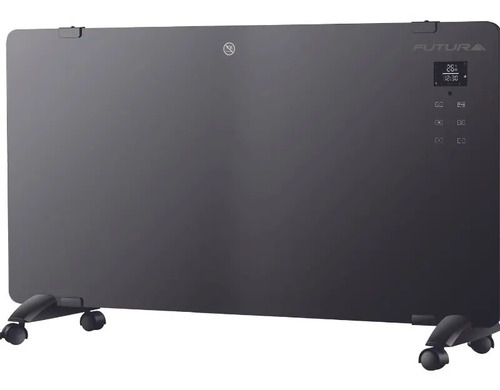 Panel Vitro Calefactor Futura Plus Fut-vp2000 Color Negro Negro