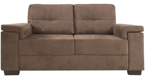 [03080203] Sillon 3 Cuerpos Sofa Tela Alcohol Clean Luares Sensacion (Chocolate, Gris)