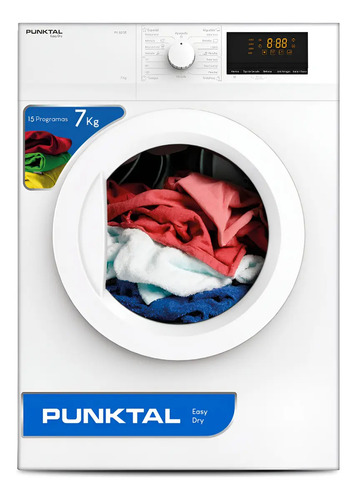 [02040262] Secarropas Punktal Pk-80 Sr 7 Kg Blanco 2.35 Kw Blanco