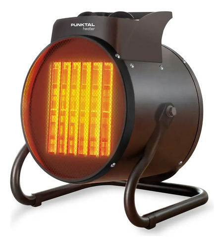 Calefactor Punktal Cañon Gde Pk-4400 Cf Negro