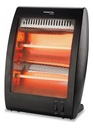 Estufa Calefactor De Cuarzo - Halógena Punktal Pk-4540 Cf Negro