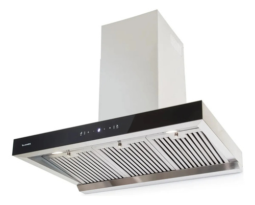[02140044] Campana Plana 90 S-pro Inox James Ehogar Plateado