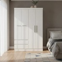 Placard 4 Puertas Mdp 0400r Viena Blanco