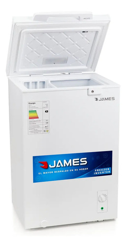 [02030701] Freezer Horizontal James 99lts Fhj 100 Inverter Color Blanco Blanco