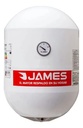 Calefon Termotanque James 40l Acero Cilindrico Categoria A Blanco