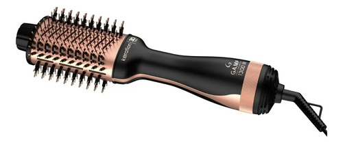 Cepillo Secador Ga.ma Stylish Keration Brush 3d Circuit Negro
