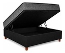 Colchon Troya + Box Con Baul 2 Plazas