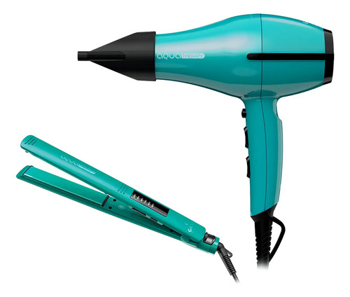 Combo Pack Planchita Aqua Led + Secador Aqua Therapy