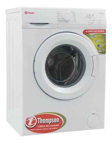 [02040021] Lavarropas Automático Thompson Lr 611 Blanco 6kg