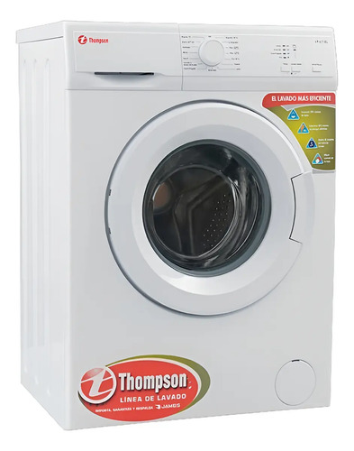 [02040021] Lavarropas James Thompson 6 Kg Lr611 Bl Sensacion + Regalo Blanco