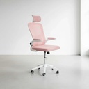 Silla De Oficina Hy-697 Negro/blanco Rosa Maya
