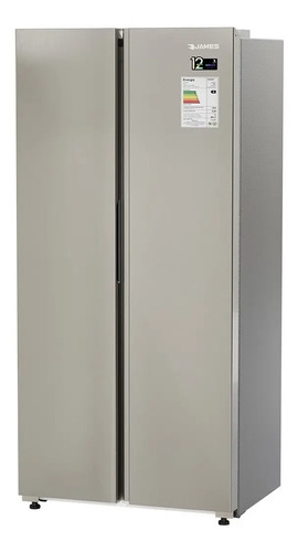 Heladera Side By Side Inverter James Rj 35 M Inoxsbsi 442lt Plateado
