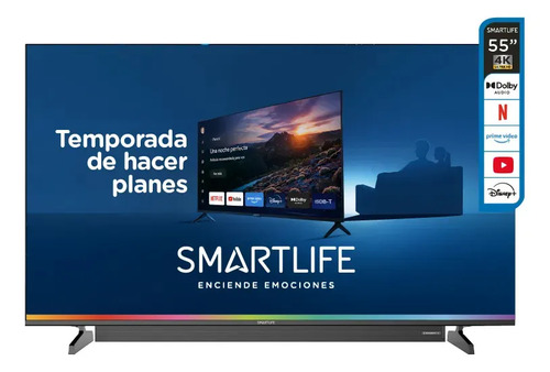 Smartlife Smart Tv Qled 55 Soundbar Sl-tvq55t25s