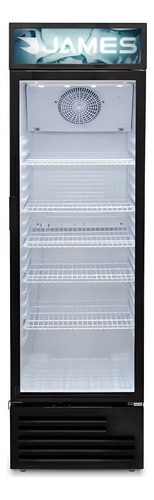 [4393-0] Refrigerador Vitrina James Vc 270 Frio Humedo 279lts Negro Negro