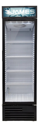 Refrigerador Vitrina James Vc 395 Frio Humedo 398lts Negro Negro