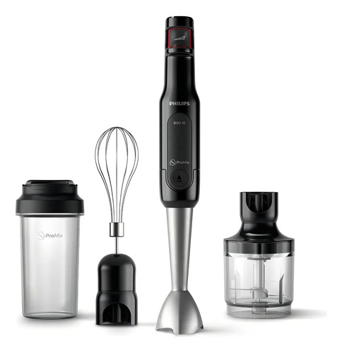 Licuadora Manual Promix Mixer Philips Hr2626/80 Color Negro