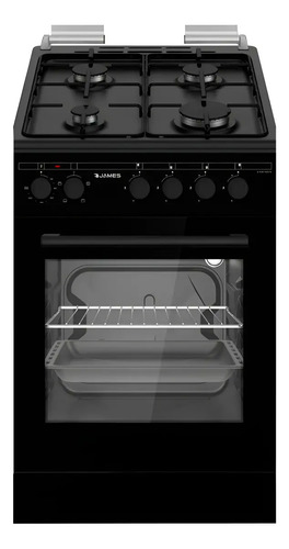 Cocina Combinada James C 550 Tks Negra Ehogar Negro