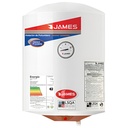 Termotanque Eléctrico James Cilíndrica Cobre Convencional 40 L Blanco