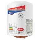 Termotanque Eléctrico James Cilíndrica Cobre Convencional 40 L Blanco