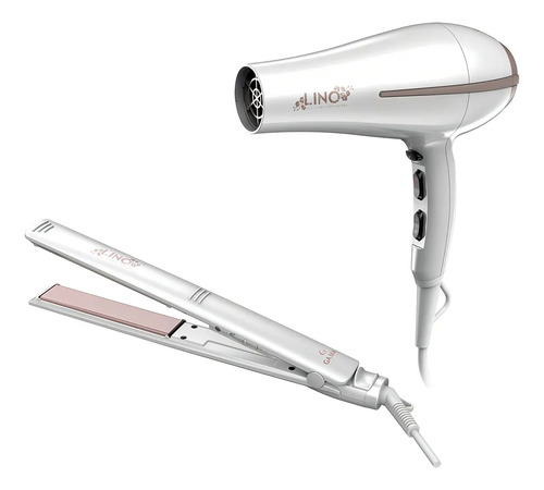 Combo Pack Planchita Elegance Lino + Secador Bora Lino Eh