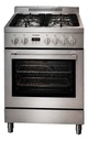 Cocina James Combinada Semi Profesional C-60 Spro Inox Eh Plateado