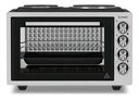 Horno Eléctrico De Mesa James Hji 39 Hp Con Discos 39 Litros Color Gris