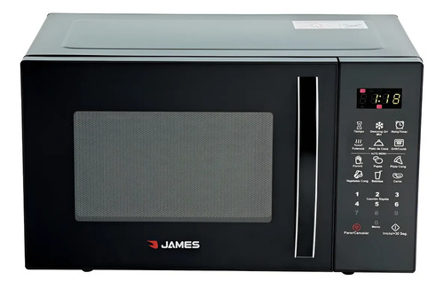 [2434-0] James Microondas Digital J23 Mdn Negro 23 Litros