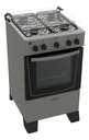 Cocina A Gas Punktal Pk-420 4 Hornallas Acero Inoxidable Gris