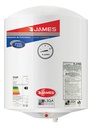 Calefon Termotanques James 30 Lts Acero Cilindrico Cat B Blanco