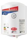 Termotanque Eléctrico James Cilíndrica Acero Convencional 30 L Blanco