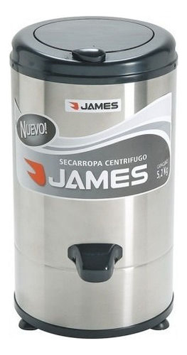 Secarropas Centrifugo James 5 Kg Acero Sensacion
