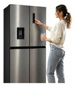 Heladera Refrigerador Punktal Inverter 422lts Pk-530 Gris