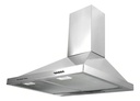 Campana Extractora Punktal Acero Inoxidable Con Luz Led Gris