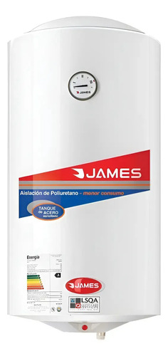 [02130180] Calefon - Termotanque James 80lts Cobre Blanco
