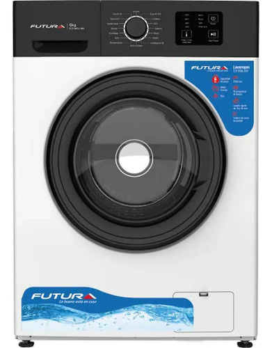 [4424-0] Lavarropas Futura Carga Frontal 6 Kg Inverter Fut-6ksl-inv Blanco