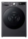 Lavasecarropas Automático LG Inverter Hasta 9kg Gris Oscuro