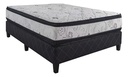 Somier Divino Etop 2 Plazas 140x190 Cm Espuma Color Blanco